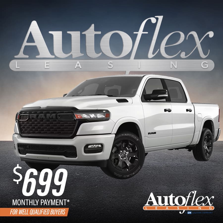 2025 Ram 1500 Lone Star Crew Cab 4X4 with 12” Touchscreen, Customer Preferred Package